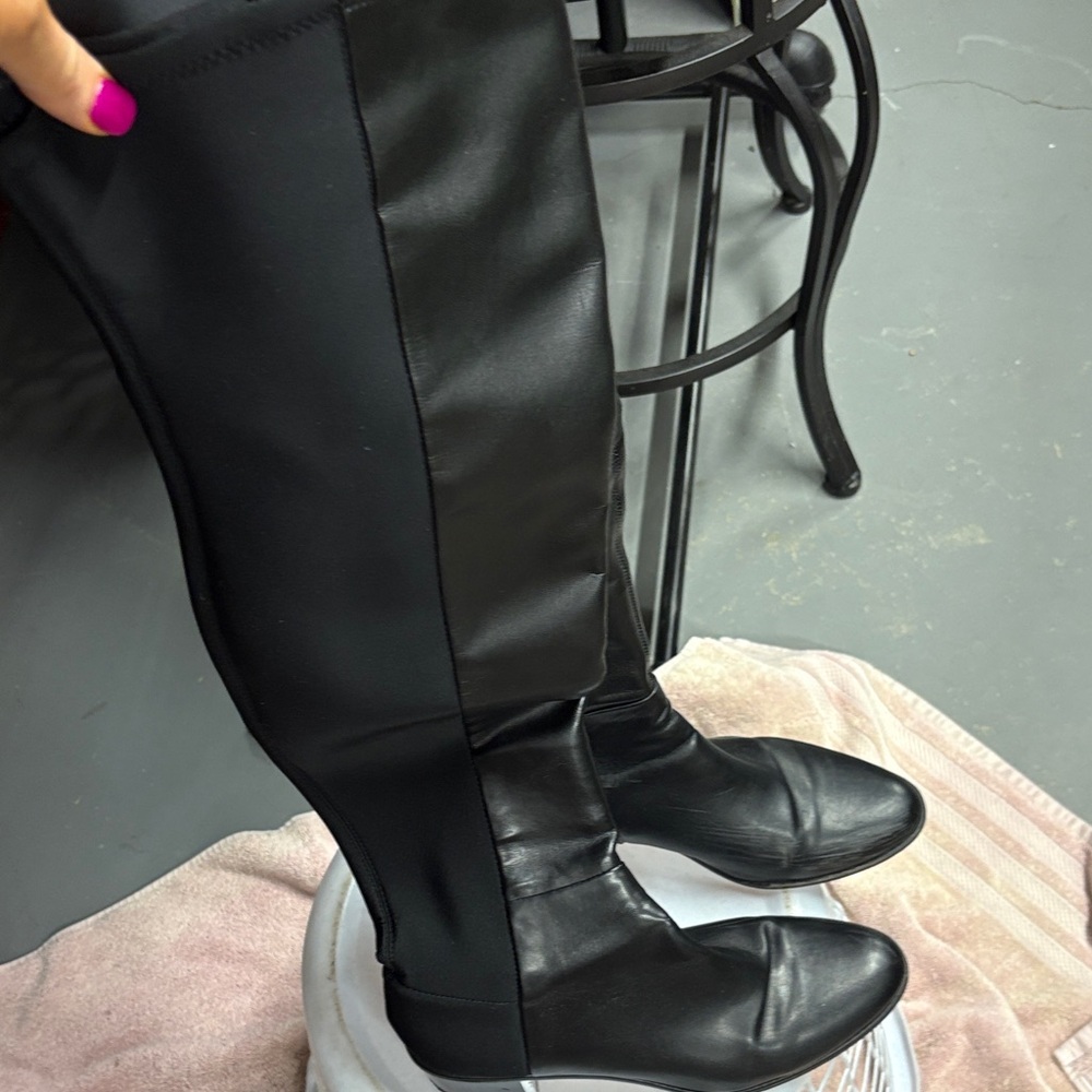 Calvin Klein Black Over the Knee Boots